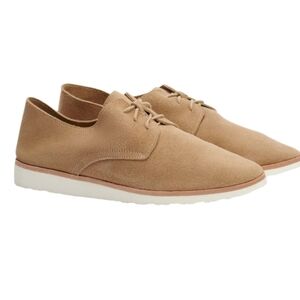 NEW Nisolo Lightweight Suede Travel Derby Sedona Stone Taupe 10